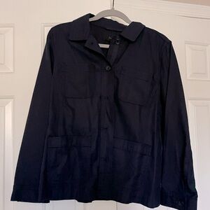 Navy Talbots Twill Jacket Large petite